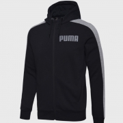 24日0点、新会员、历史低价：PUMA 彪马 CONTRAST 845162 男子连帽拉链卫衣外套