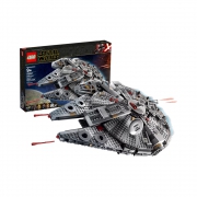 5日0点、前1小时：LEGO 乐高 星球大战系列 75257 千年隼 1110.64元包邮包税（需用券）