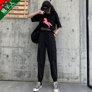 雅羊人夏季薄款显瘦工装裤运动裤休闲裤 ￥26.9