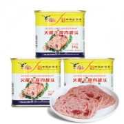 中华老字号 鹰金钱 火腿午餐肉 340g*3罐 95%以上含肉量