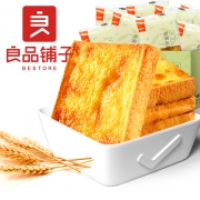 良品铺子 岩焗乳酪吐司500gx2箱 34.9元
