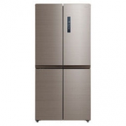 美的(Midea)448升 十字对开门冰箱 铂金净味 爵士棕BCD-448WTPZM(E)