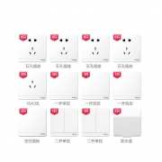 装修党：Schneider Electric 施耐德 绎尚白 86型开关插座 45只装 776元包邮（需用券）