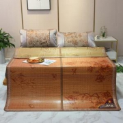 琳豆豆家纺 竹席双面席可折叠凉席 150x195cm