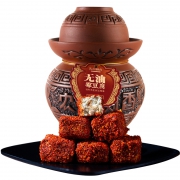 农品浏香 红方香辣豆腐乳 坛装 800g 19.8元包邮（需用券）