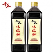 千禾 味极鲜 特级头道生抽酱油 1L *2件
