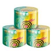 榄菊蚊香艾草型家用驱蚊盘无毒三盒装 券后￥27.9