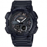 CASIO 卡西欧 AEQ-110W 防水防震运动双显男表