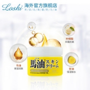 日本原产 Loshi 天然马油乳霜 220g*2瓶