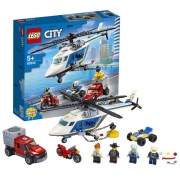 15日0点、88VIP：LEGO 乐高 城市组 60243 警用直升机大追击 *2件 302.29元包邮包税（合151.15元/件）