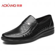 奥康男士真皮镂空皮鞋 券后￥139