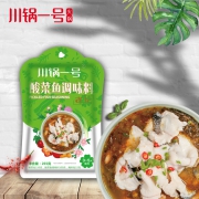 临期：川锅壹号 老坛酸菜鱼调料包 265g *2件