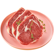 小牛凯西 澳洲进口 原切眼肉牛排套餐 100g*10片