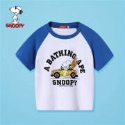 Snoopy 史努比 儿童卡通图案短袖T恤