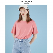 La Chapelle 拉夏贝尔 27286-02OBSP 女士宽松休闲t恤 *3件 99元包邮（合33元/件）
