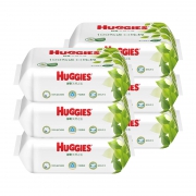 百亿补贴：HUGGIES 好奇 天然之选婴儿棉柔巾80片*6 *6件 39.9元包邮