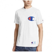 中亚Prime会员、限尺码： Champion C3-F362 大Logo 男士短袖T恤
