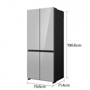 Panasonic 松下 NR-ED50CPP-S 十字对开门冰箱 498L 5990元包邮（立减）
