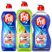德国第一洗洁精品牌 Pril 高浓缩洗洁精 750ml*2瓶+500ml