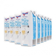 新西兰进口牛奶 纽仕兰 3.5g蛋白质部分脱脂纯牛奶 250ml*10 礼盒装纯牛奶 *5件