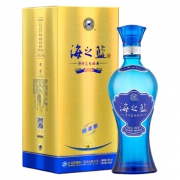 限地区、88VIP：YANGHE 洋河 海之蓝 绵柔型白酒 46度 480ml 98.3元包邮（双重优惠）