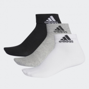 1日0点、61预告： adidas 阿迪达斯 男女训练运动袜 3双装 AA2322 3942