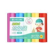 grace 洁丽雅 平口式垃圾袋 45*50cm 5卷100只 3.9元包邮（需用券）