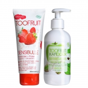 61预售：toofruit 多果肤法国进口有机儿童洗发沐浴套装 140元包邮（定金30元，6月1日付尾款）