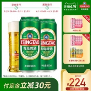青岛啤酒 经典10度 500ML*24听*2箱