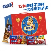亿滋 趣多多 曲奇饼干礼盒 12种口味 21盒正装饼干 69元包邮