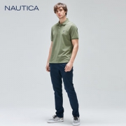 美国 NAUTICA 诺帝卡 男士网眼珠地棉Polo衫