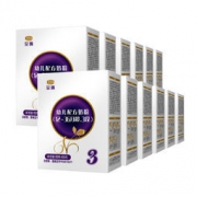 61预售： JUNLEBAO 君乐宝 至臻白金装 幼儿配方奶粉 3段 400g 12盒
