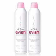天猫 88VIP：evian 依云 保湿舒缓 矿泉水喷雾 300ml*2件 46.44元