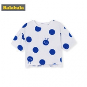 Balabala 巴拉巴拉 女童短袖上衣