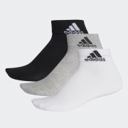 1日0点、61预告：adidas 阿迪达斯 男女训练运动袜 3双装 19元包邮（用券）