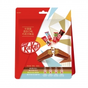 KitKat 雀巢奇巧 威化夹心巧克力夹心黑巧牛奶抹茶榛子巴旦木 348克 *8件 162.56元（多重优惠）