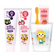 Coati 小浣熊 儿童牙膏3只+牙刷+口杯 14.9元包邮（需用券）