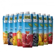 欧洲原装进口 VITA 0脂低卡 100%纯果汁 1L