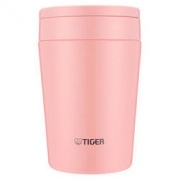 虎牌（Tiger）不锈钢保温杯 大口焖烧杯MCL-A38C-PC粉色380ml *2件