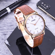 11日0点：CITIZEN 西铁城 AR1133-15A 牛皮表带 男士光动能腕表