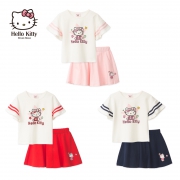 天猫 1日0点：Hello Kitty 凯蒂猫 儿童T恤 半身裙 运动套装 29元
