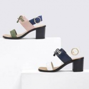 61预售：CHARLES＆KEITH CK1-60361197 女士编织高跟凉鞋