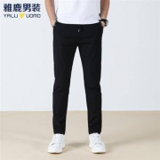 雅鹿男装 YL-WJ8038D 男士休闲冰丝长裤