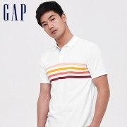 Gap 盖璞 532548 男士条纹短袖POLO衫 低至105元包邮（需用券）