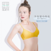 蒛一 一片式莫代尔无钢圈内衣 大胸显小福音 2件 58.11元告白季礼遇价