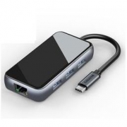 SAMZHE 山泽 六合一Type-C扩展坞（PD快充、千兆网口、HDMI、USB3.0*3）