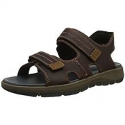 限尺码、中亚Prime会员：Clarks 其乐 Brixby Shore 男士时尚运动凉鞋