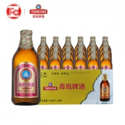 青岛啤酒 中高端款 金质小瓶 296ml*24瓶