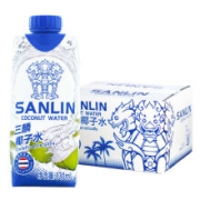 新加坡三麟天然椰子水 NFC果汁泰国制 330ml*12瓶 *2件
