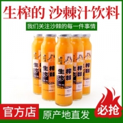 吕梁野山坡 生榨沙棘果汁 300ml*8瓶 维生素C丰富
